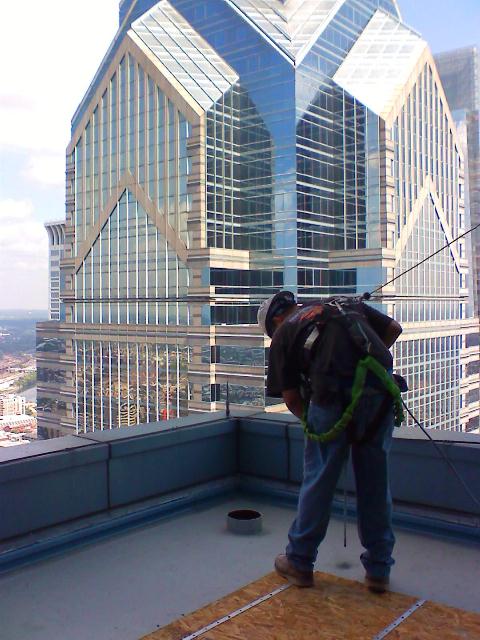 Two Liberty 46th Floor Rail Installation 2